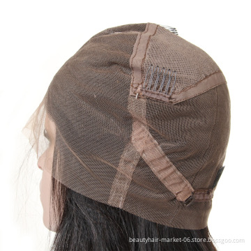 100% Indian Human Hair Full Lace Wig  Hand tied wig